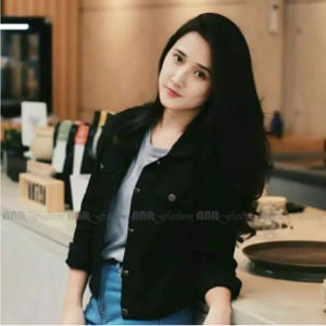 Moonfaza Jaket Biondy Wanita Kekinian / Jaket Jeans Warna Aurora Jeans Biondi Modis