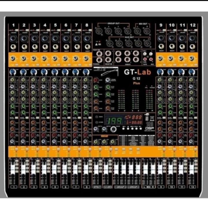 MIXER AUDIO GT LAB G12/GT LAB G 12 12CH ORIGINAL BY RDW Mixer