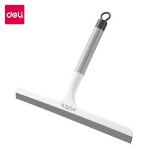 Deli ไม้กวาดรีดน้ำ ไม้กวาดซิลิโคน ไม้ปาดน้ำ ไม้รีดน้ำ ยางรีดน้ำ ที่รีดน้ำ แขวนได้ สำหรับกวาดน้ำและฝุ่น อุปกรณ์ทำความสะอาด Window Wiper