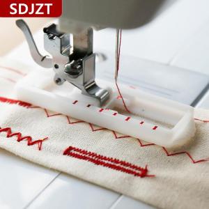 [COD] SDJZT 1PC จักรเย็บผ้าชิ้นส่วน Presser Foot buttonhole Snap บนปุ่มหลุมเท้า