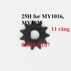 Nhông 25H cho Motor MY1025 - 12V / 24V 250W - Lỗ D8