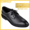 Giày Nam Da Thật Công Sở SUNPOLO SPH296 (Đen, Nâu). 