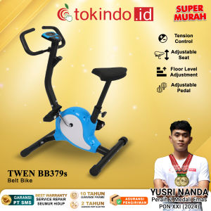 Sepeda Statis Twen BB379 Big BB380 Big / Exercise Bike / Belt Bike / Fitness / Alat Olahraga / Gym