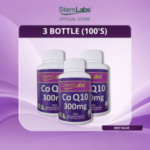 JAKIM Halal & KKM Approved StemLabs Nutritional Supplement CoQ10 300mg TTC