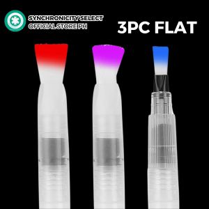 PWB100 Refillable Paintbrush Portable Brush Pointed and Flat Design with water compartment for Watercolor Painting Arts and Crafts