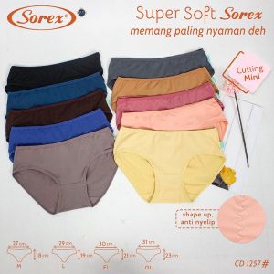 Celana Dalam Mini Sorex CD Wanita Super Soft 1257
