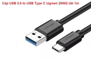 Cáp USB 3.0 to USB Type C Ugreen 20882 dài 1m Chính Hãng