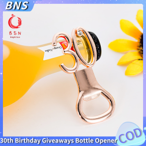 【Local delivery】30th Birthday giveaways Souvenir Gift Bottle Opener Anniversary Gifts Bottle Opener for Birthday Party Give Aways