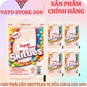 Kẹo SKITTLES hương vị sữa chua gói 40g