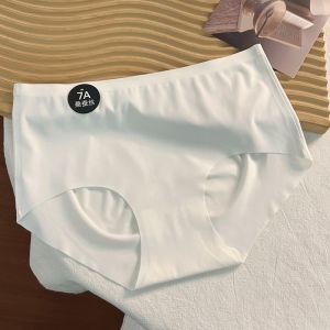 M-XL Mulberry Silk Panties Seamless Womens Underwear Zero Feel Breathable Mid-waist Colorful Briefs