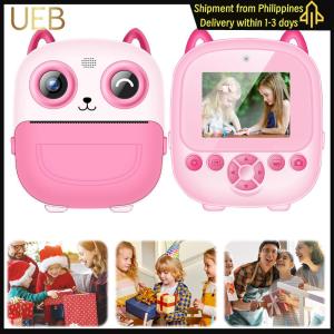 【UEB】6 In 1 Portable Video Camera Type-C Rechargeable Mini Instant Print Camera Thermal Print Camera Christmas Birthday Gifts