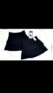 Chân Váy 2 Tầng Ngắn Xòe Cực Đẹp Có Quần Trong / Chân Váy Công Sở Trơn Không Họa Tiết