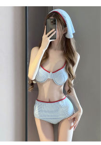 ชุดว่ายน้ำสำหรับผู้หญิงชุด3ชิ้นเซ็กซี่ชุดบิกินี่ชุดว่ายน้ำแทนกินี่ดีไซน์ใหม่2025