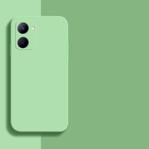 For Realme 10 Pro Plus Realme10 4G 5G 2022 Straight Edge Soft Flexible TPU Bumper Phone Cover Back Casing Simple Shockproof Solid Color Anti Drop Liquid Silicone Case