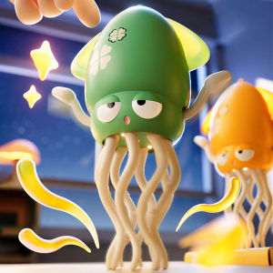 W21 Dancing Octopus Kid Electronic Pet Toys Cartoon Interactive Development Moving Education Toddler Toy Gift