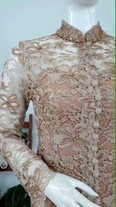Atasan Kebaya Modern: Kebaya Brukat Full Payet & Longtorso