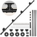 Handrails for Indoor Stairs for Stairs Steps,Metal Non-Slip Easy Install for Outdoor Indoor Stairs Porch Deck Hand Rail. 