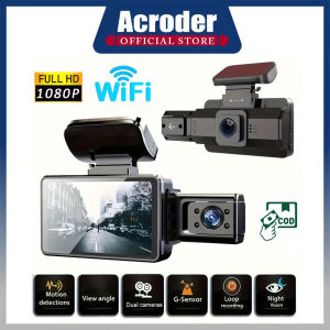 Acroder Dashcam Mobil 1080P HD WiFi Perekaman Loop 24 Jam Pemantauan Parkir