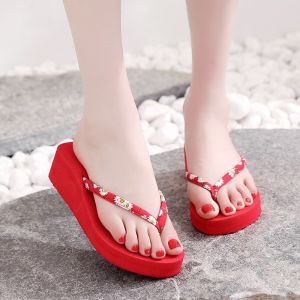 Free Shipping 2026 Summer New WomenS Sandals For Petite Women Height-Increasing Non-Slip Flip-Flops With Wedge Heel For Students To Wear Outside