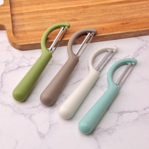 Gratis Ongkir - Pisau Pengupas Kulit Buah Sayur / Pisau Kupas Bahan Stainless Steel Import Murah