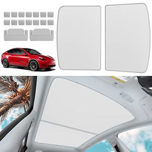 Tesla Model Y Juniper 2025 2026 Glass Roof Sunshade Heat Insulation Roof Shade Sunscreen