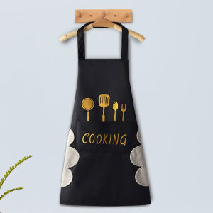 Water Proof Apron For Cooking Baking Kitchen Apron With Pocket Thick Chef Apron For Men Women