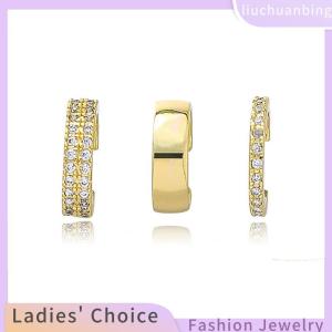 [Hot Sale Jewellery]liuchuanbing Delicate Zircon Cute Clip Earrings Female Buckle Ear Cuff No Piercings Cartilage Ear for Women Fashion Jewelry