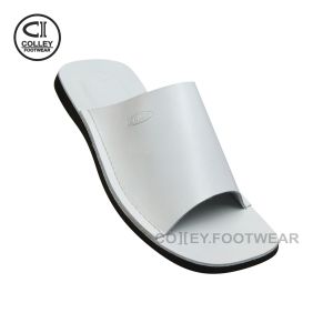 COD - SANDAL KULIT / SANDAL KASUAL PRIA COLLEY / PUTIH PTH-SB1-040