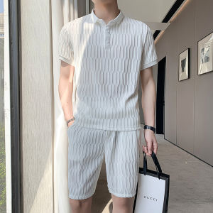 Polo Men Shirt Cotton Short-sleeved Sports and Leisure Top Plus Size Baju Lelaki