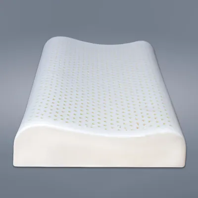 Gối Ngủ Cao Su Thiên Nhiên Á Châu 50x70cm hình dạng gợn sóng