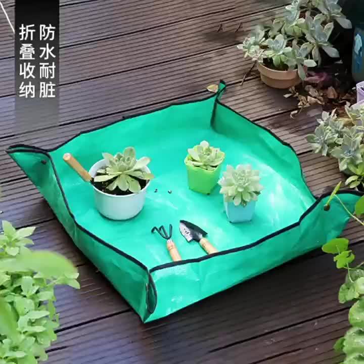 LZD Home Gardening Mat Soil Changing Mat Thickened Waterproof Basin