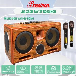 LOA KARAOKE XÁCH TAY BOSSINON N2291K – CÔNG SUẤT 600W 2 BASS 20CM - HÀNG CHÍNH HÃNG