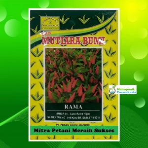 Benih Cabe Cabai Rawit RAMA Cap Mutiara Bumi Isi 10 Gram