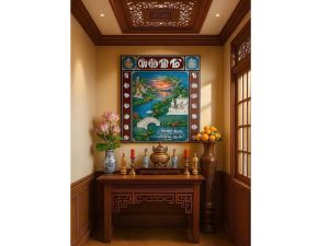[SẢN PHẨM CAO CẤP] Tranh Sơn Mài – Cửu Huyền Thất Tổ – Size 120x100 cm – Khảm Cừ Thủ Công Tinh Xảo