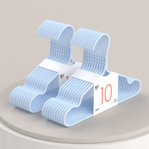 50PCS Children Clothes Hangers Non Slip Coated Heavy Duty for Baby Storage Drying Space Saving