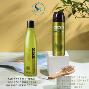 Dầu Gội Tinh Chất Obshidian Orzen Loss Control Shampoo Và Air Massage K.ích Th.ích Mọc Tóc Nhanh