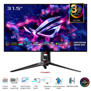 Màn Hình Asus Gaming ROG Swift OLED PG32UCDP 32 Inch/ 4K/ WOLED/ 240Hz/ 0.03ms - Hàng Chính Hãng