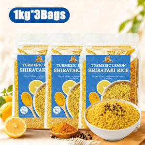 Turmeric Lemon Shirataki Rice Dried rice low carb Nutritious filling & Higher dietary fiber More healthier diet