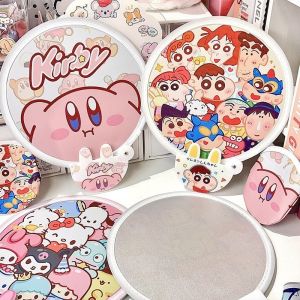 น่ารัก Sanrio Hello Kitty รอบพัดลม Kuromi การ์ตูน Cinnamoroll กลางแจ้งแบบพกพา Reflector การถ่ายภาพ Prop พับ Dual ใช้สาวมินิผ้าแฟนนักเรียน
