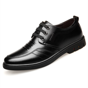 Brand WHIBY （COD 3 Days Delivery）Leather Shoes Mens Business Formal Wear Mens Shoes British Leisure Lace-up Autumn Versatile Breathable Large Size Shoes 45 46 47 48