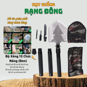 Bộ Xẻng Đa Năng 13 Chức Năng – Gấp Gọn Làm Vượn Tiện Lợi Dã Ngoại Sinh Tồn - Hạt Giống Rạng Đông