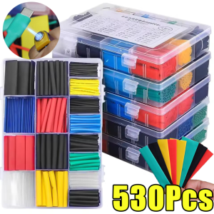 HOHODALINK Pembungkus Kabel 530Pcs HeatShrink Tube Selang Bakar Kabel Isolasi Bakar - PK