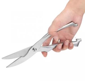 Chef Knife Multi-function Kitchen Stainless Steel Poultry Shears Chicken Bone Scissors for Fish Bone Paring Knives Tool
