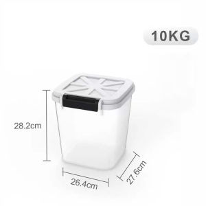 【OPTIMUM】ultra-large capacity rice dispenser 25kilos airtight food cereal flour rice storage container 25kg rice box with wheels