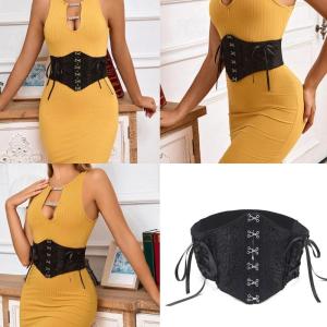 Comfortable Lace Waist Cincher Corset Belt for Women Ladies Body Shaper Adjustable Tummy Control Slimming Strap
