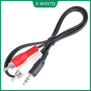 【E-WOITD】 3.5mm jack mini plugto 2 RCA male stereo ohono audio speaker adapter cable