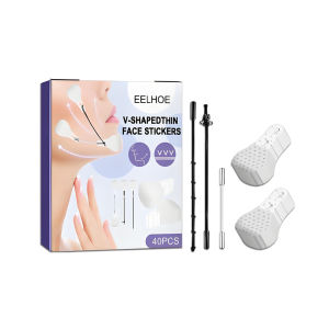 EELHOE 40 PCS- Stiker Wajah Anti Kerut/Sticker Garis Wajah Untuk Wajah Mata dan Leher - Instant Face Lift Sticker V Shape Face Lift Tape