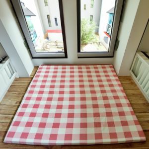 Kasur Busa Lipat Empuk Motif Minimalis premium Busa ROYA karpet import LP