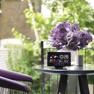 đồng hồ báo thức báo nhiệt độ  lịch ngày tháng đa năng man hình led siêu đẹp