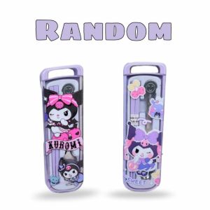 Indo 1866 -  Set Alat Makan Anak Karakter / 3 in 1 Stainless Steel dengan Case